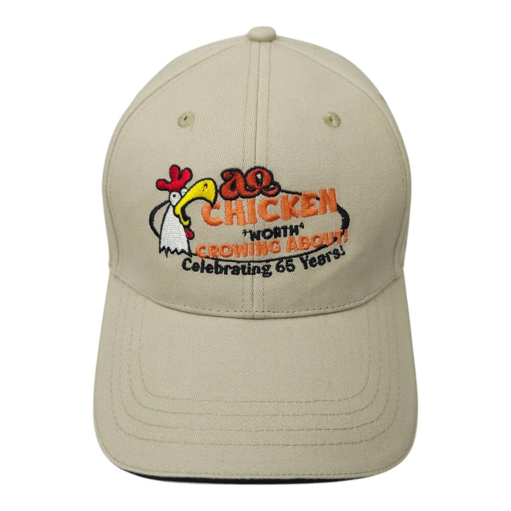 Chicken Worth Crowing About Embroidered Tuck Strap Cap Trucker Baseball Hat